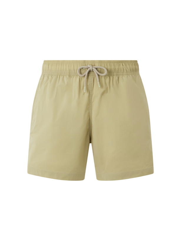 Photo: Frescobol Carioca - Salvador Straight-leg Elasticated Swim Shorts - Green