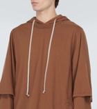 DRKSHDW by Rick Owens Cotton jersey hoodie