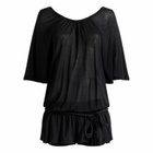 Peachy Den Women's Blanche Skort Dress in Onyx