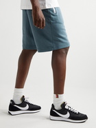 Nike - Sportswear Essentials Logo-Print Cotton-Blend Jersey Shorts - Blue