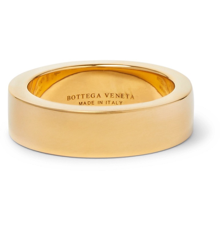 Photo: Bottega Veneta - Gold-Tone Silver Ring - Gold