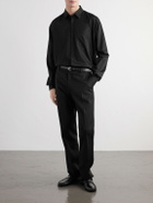 TOTEME - Cotton-Poplin Shirt - Black