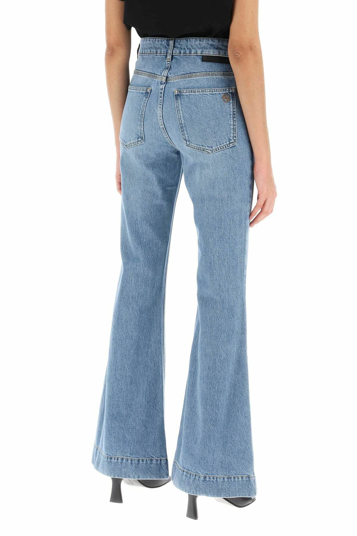 Stella (Hardworking) HR Flare Denim- Blue