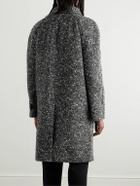CELINE - Wool-Blend Tweed Coat - Black