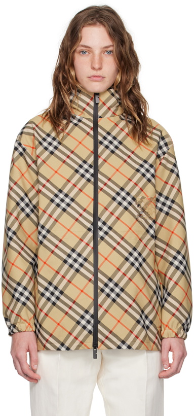 Photo: Burberry Beige Check Jacket