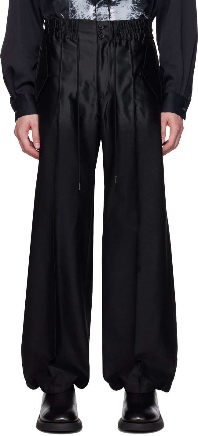 TAAKK Black MA-1 Trousers TAAKK