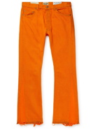 GALLERY DEPT. - La Flare Slim-Fit Distressed Denim Jeans - Orange - 32W 32L