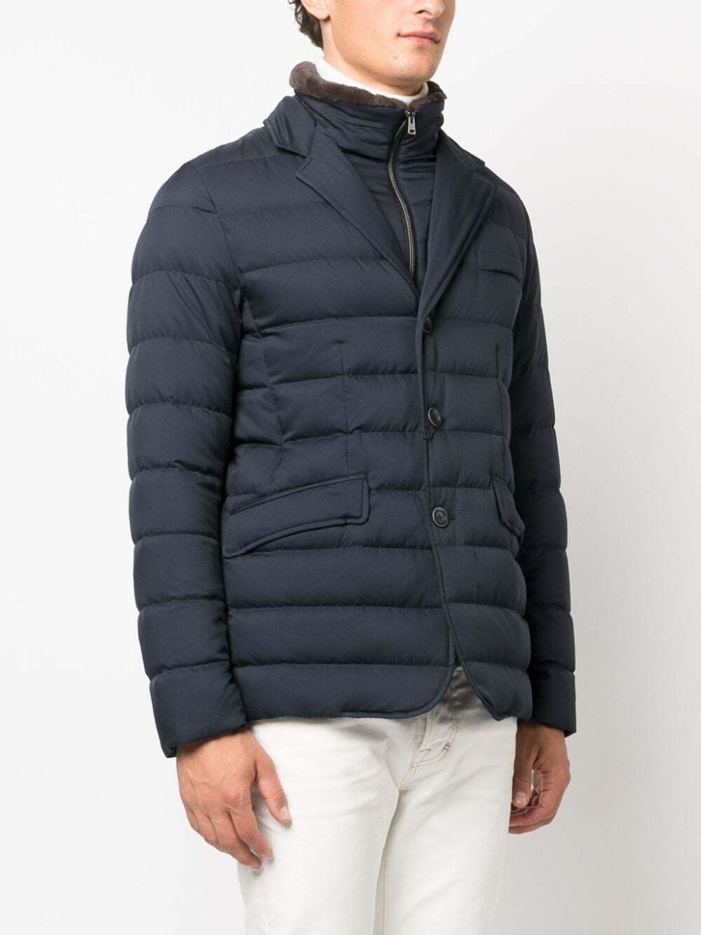 HERNO - Nylon High-neck Down Jacket Herno