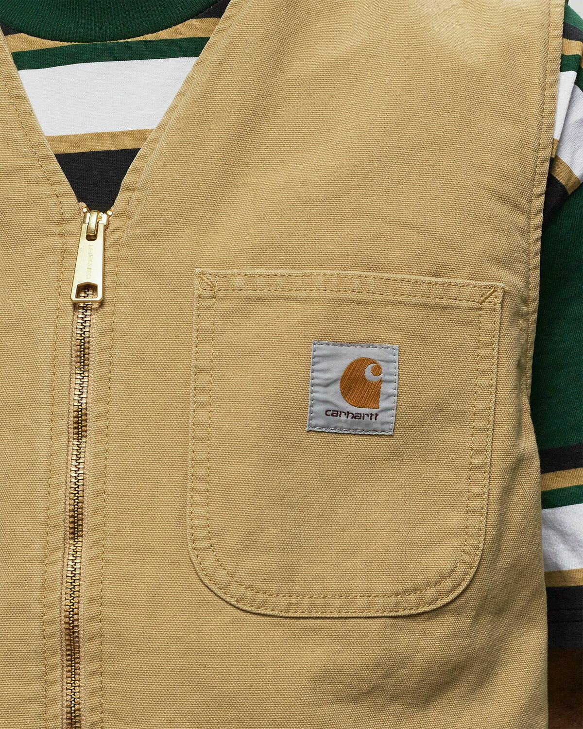 Carhartt Wip Arbor Vest Brown Mens Vests Carhartt WIP