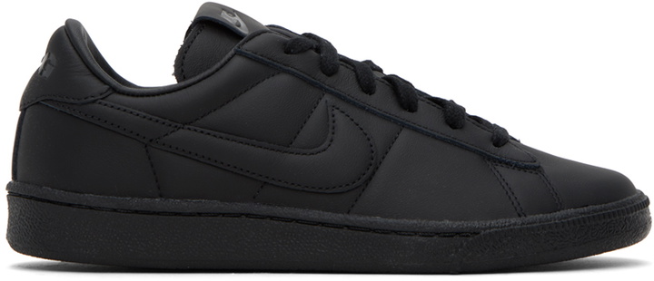 Photo: Black Comme des Garçons Black Nike Edition Tennis Classic Sneakers