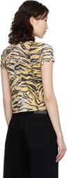 Kenzo Yellow Kenzo Paris 'KENZO Tiger' T-shirt