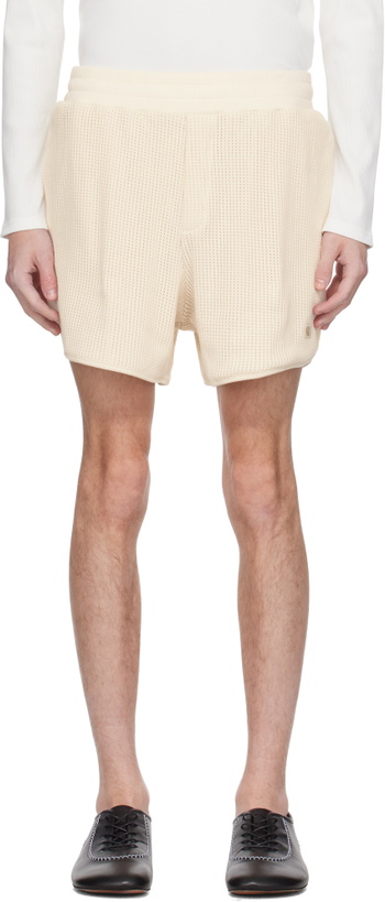 Photo: Wales Bonner Off-White Song Jersey Shorts