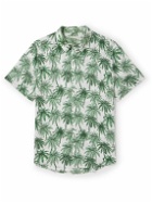 Onia - Jack Air Printed Linen and Lyocell-Blend Shirt - Green