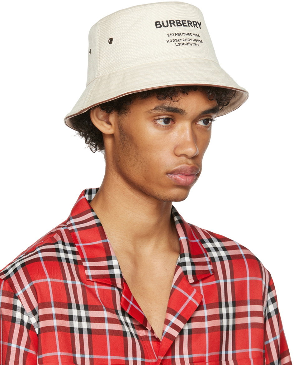 バーバリーBurberry's 新品　綿混バケットハット 57センチほど バーバリーBurberry's 新品 綿混バケットハット 57センチほど
