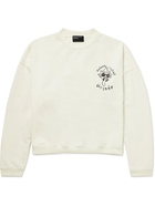 Enfants Riches Déprimés - Printed Cotton-Jersey Sweatshirt - Neutrals