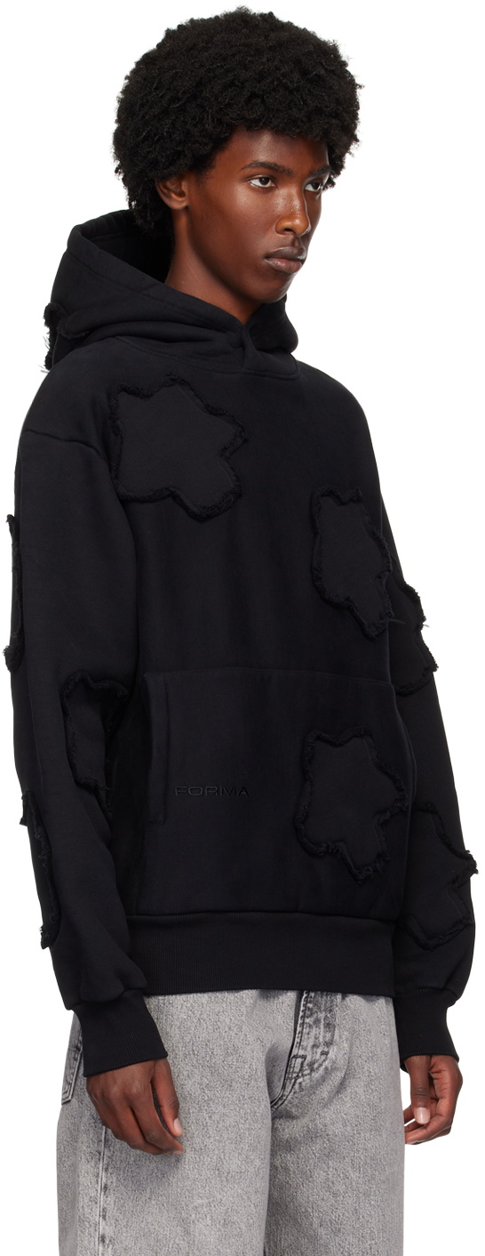 FORMA Black Embroidered Hoodie