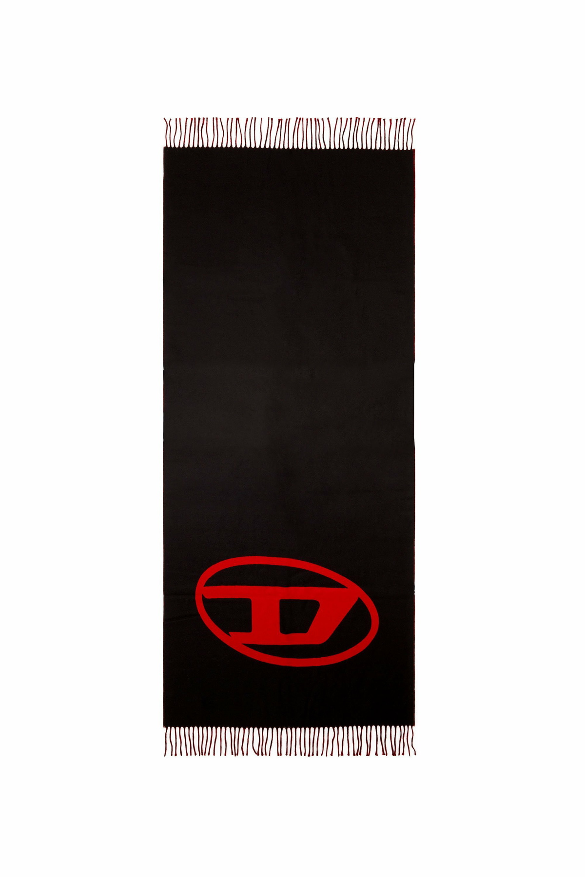 Diesel Reversible two tone wool scarf - Scarf Mens in Multicolor