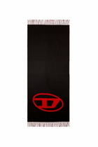 Diesel Reversible two tone wool scarf - Scarf Mens in Multicolor