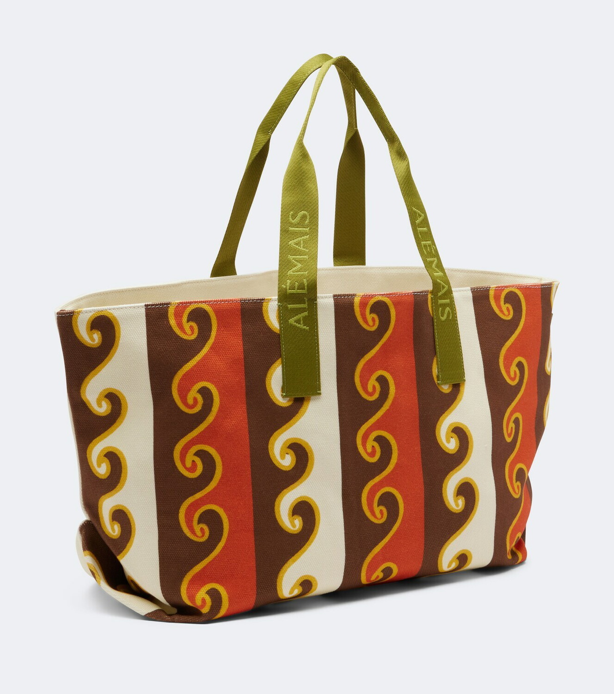 Alémais Island Cove printed cotton canvas tote bag