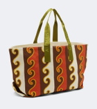 Alémais Island Cove printed cotton canvas tote bag