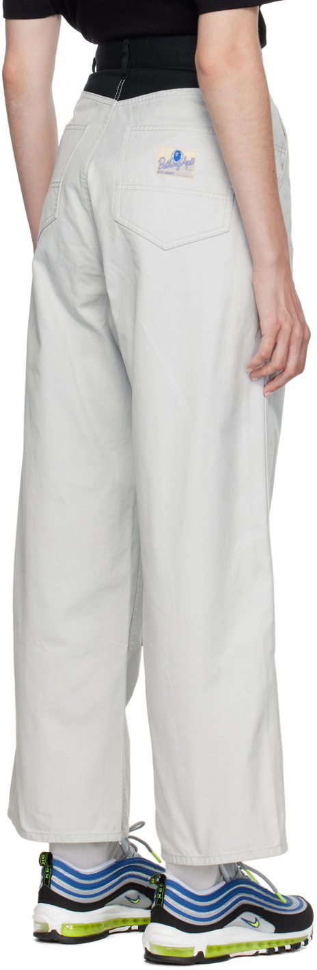 BAPE Gray Painter Trousers