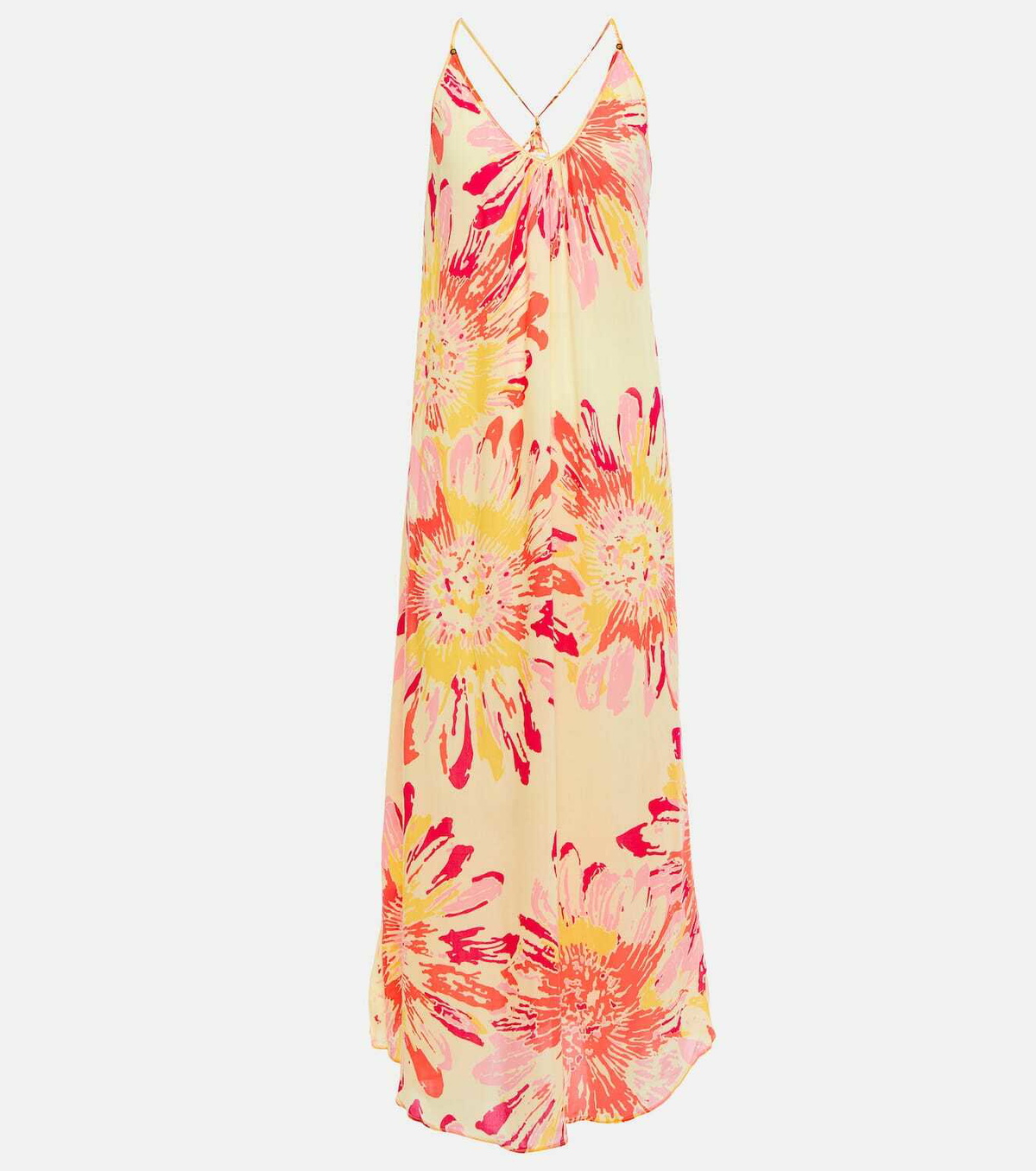 Poupette St Barth Felicia floral midi dress