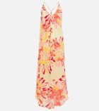 Poupette St Barth Felicia floral midi dress