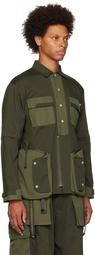 Archival Reinvent Green Detachable Sleeve Jacket