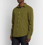 Albam - Cotton-Poplin Shirt - Green