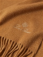 Loro Piana - Fringed Embroidered Cashmere Throw