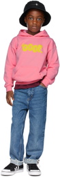 OOOF SSENSE Exclusive Kids Pink Puff Logo Hoodie