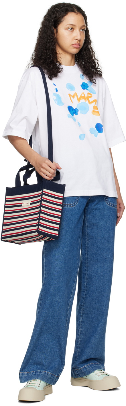【MARNI】Women's Jacquard Small Tote Shoulder Bag Marc Jacobs The Jacquard Small Tote Bag | Neiman Marcus