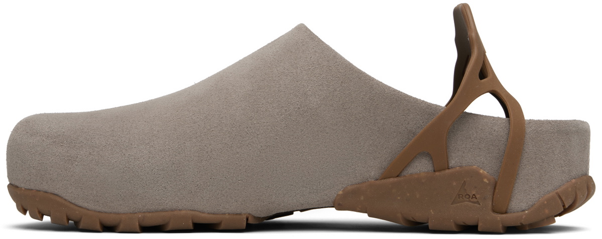 ROA Gray Fedaia Mules