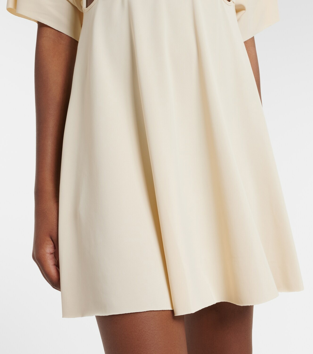 Eres Connection cutout jersey minidress