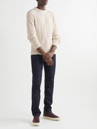 Hugo Boss - Recycled Cable-Knit Sweater - Neutrals