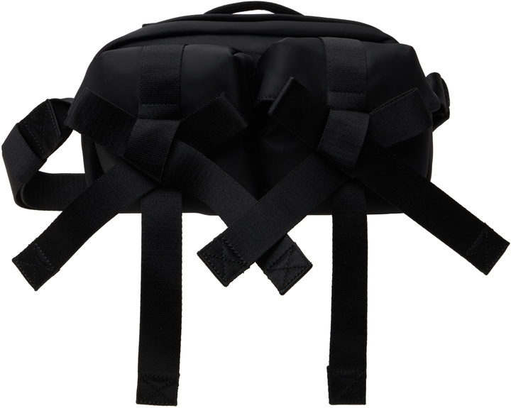 Photo: Simone Rocha Black Beaded Classic Bow Crossbody Bag