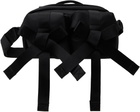 Simone Rocha Black Beaded Classic Bow Crossbody Bag