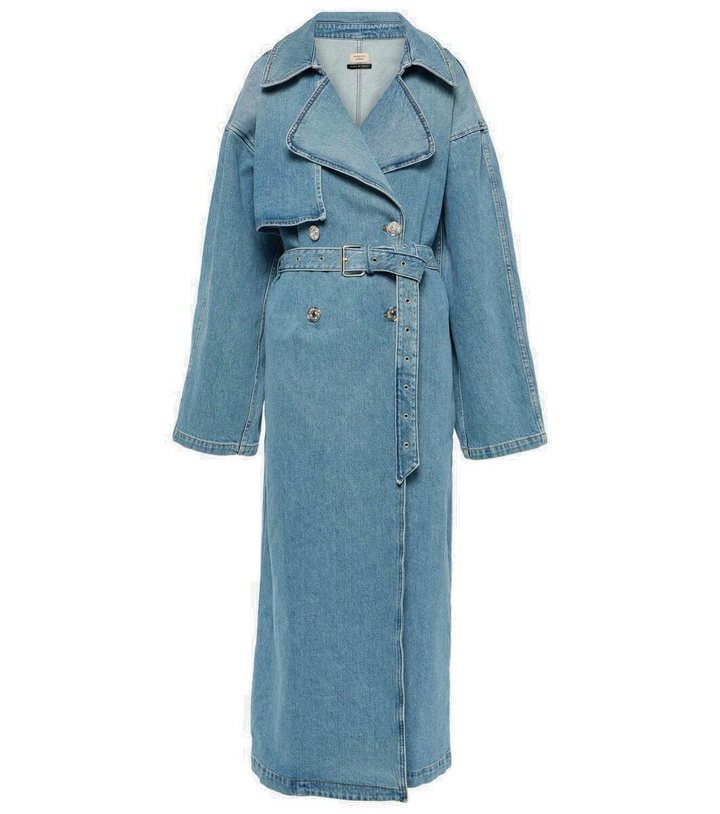Photo: 7 For All Mankind Denim trench coat