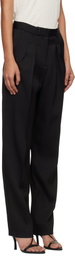 Loulou de Saison Black Alio Pleated Trousers