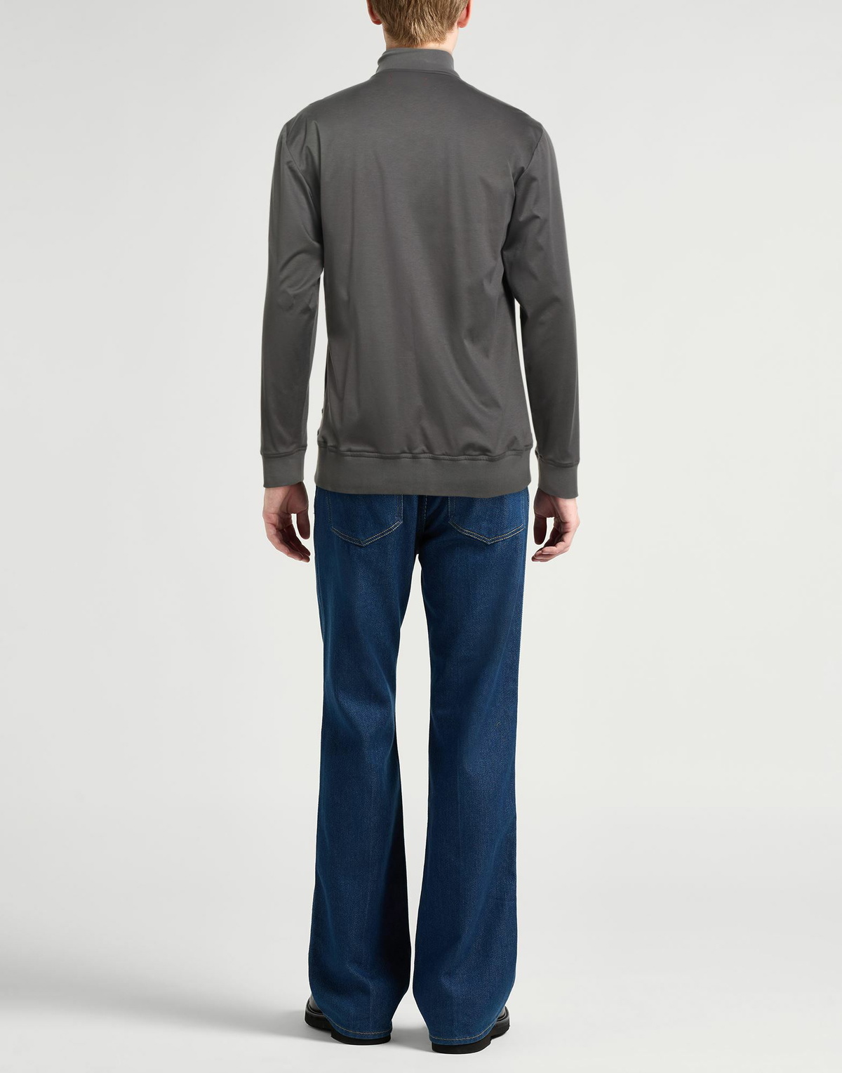 Kiton Mens Sweatshirt in Grey