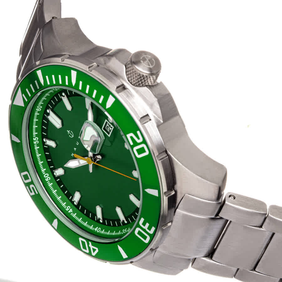 Nautis Admiralty Pro 200 Quartz Green Dial Mens Watch GL2008  display picture 1