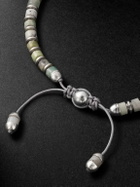 M. Cohen - Sapet Sterling Silver Chrysoprase Beaded Bracelet - Silver