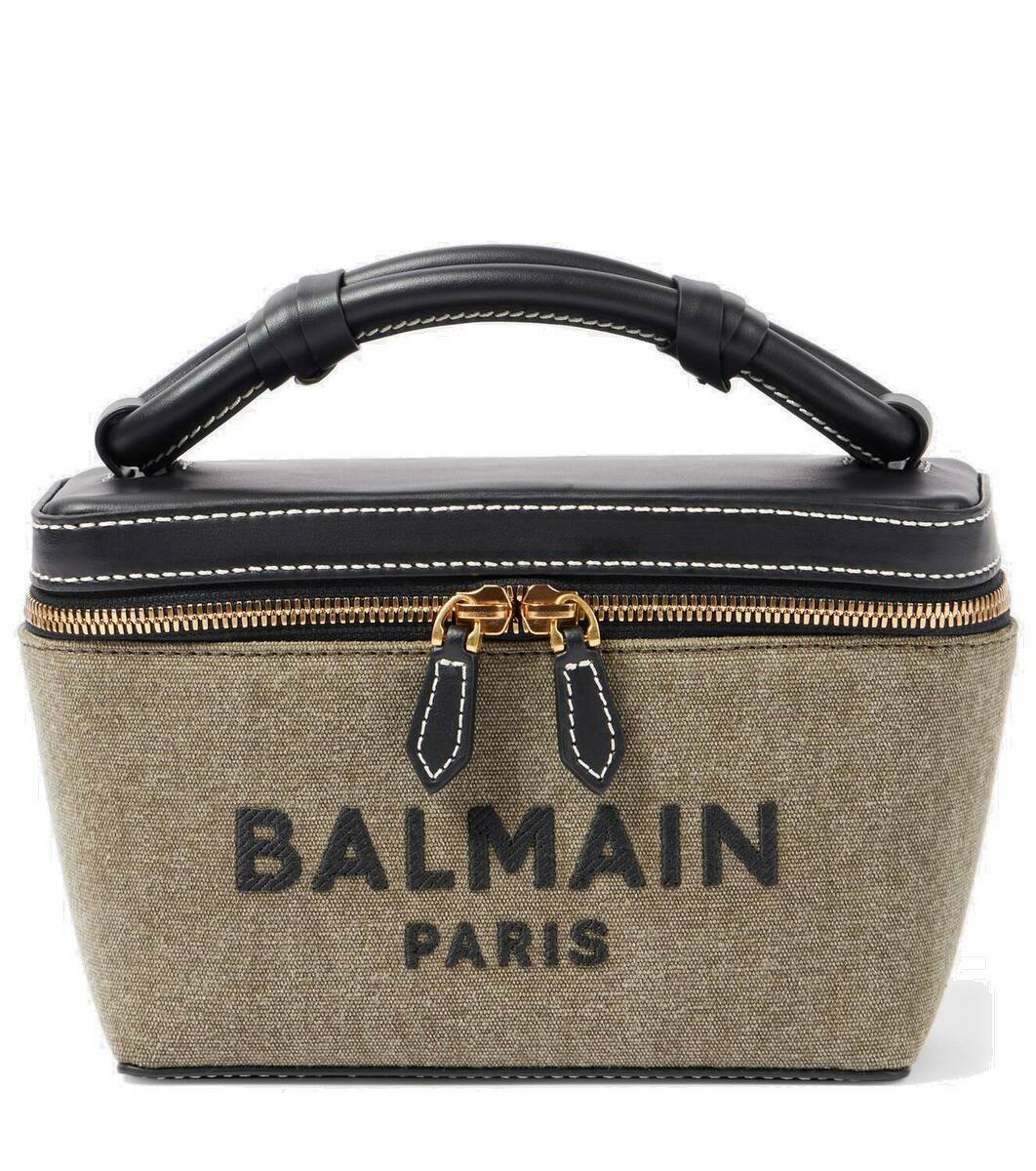 Balmain Black Calf Leather Bos Taurus Shoulder Bag main image 1