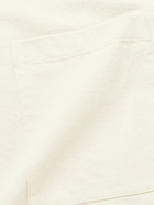 NN07 - Freddy Garment-Dyed Recycled-Cotton Twill Overshirt - Neutrals