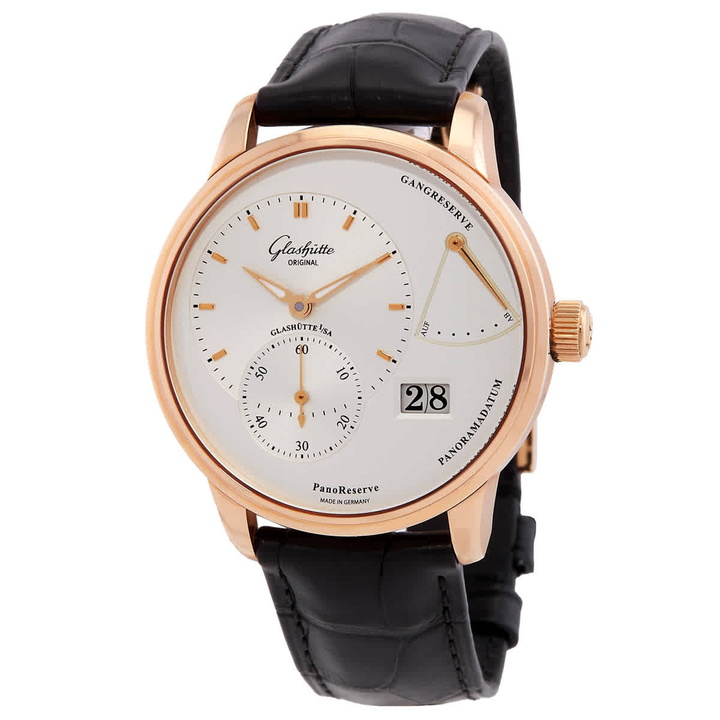 Photo: Glashutte PanoReserve Galvanised Silver Dial Mens Watch 65-01-25-15-04