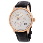Glashutte PanoReserve Galvanised Silver Dial Mens Watch 65-01-25-15-04