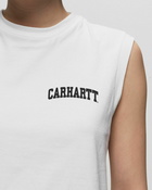 Carhartt Wip Wmns University Script A Shirt White - Womens - Tops & Tanks