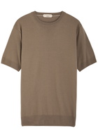 Aurélien Wool T-shirt Taupe