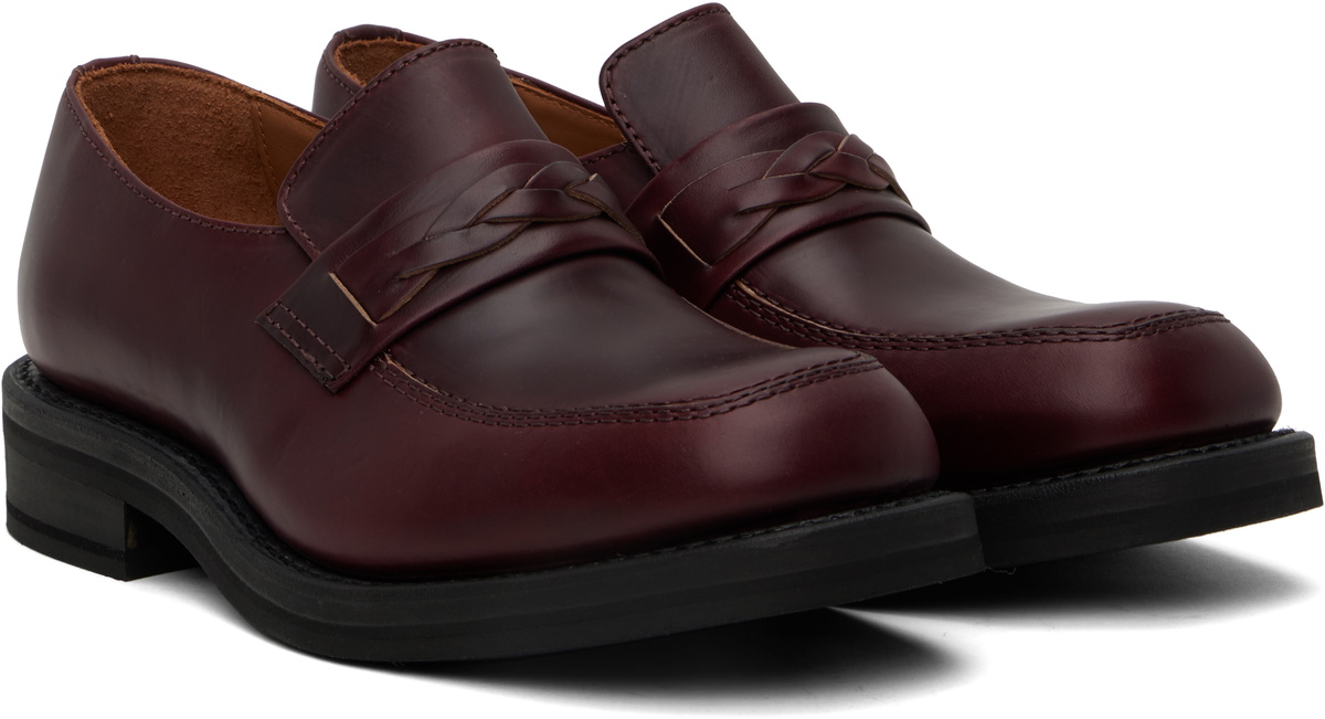 OUR LEGACY Burgundy Nakano Loafers Our Legacy