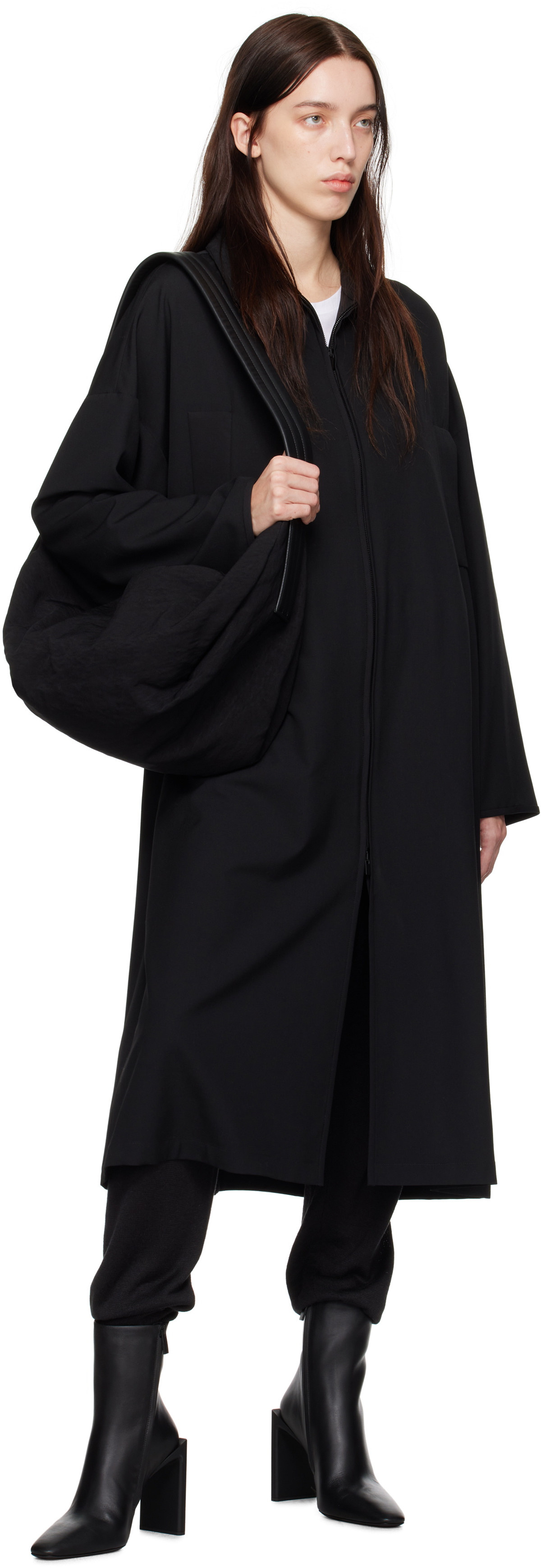 ジャケット・アウター FEAR OF GOD HIGH NECK TRENCH COAT Fear of God Black Wool High Neck Trench Coat Fear Of God